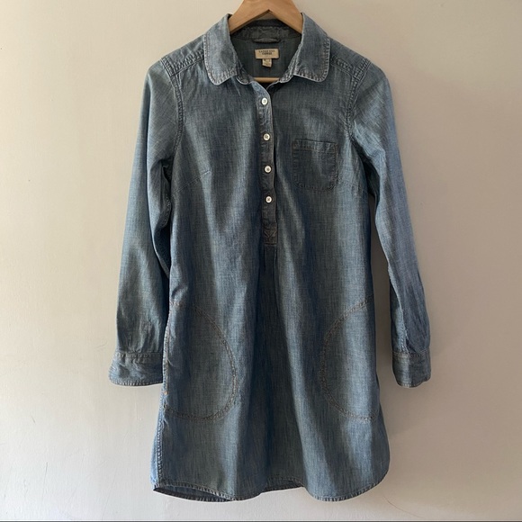 Lands End Canvas Denim Dress - Picture 3 of 8